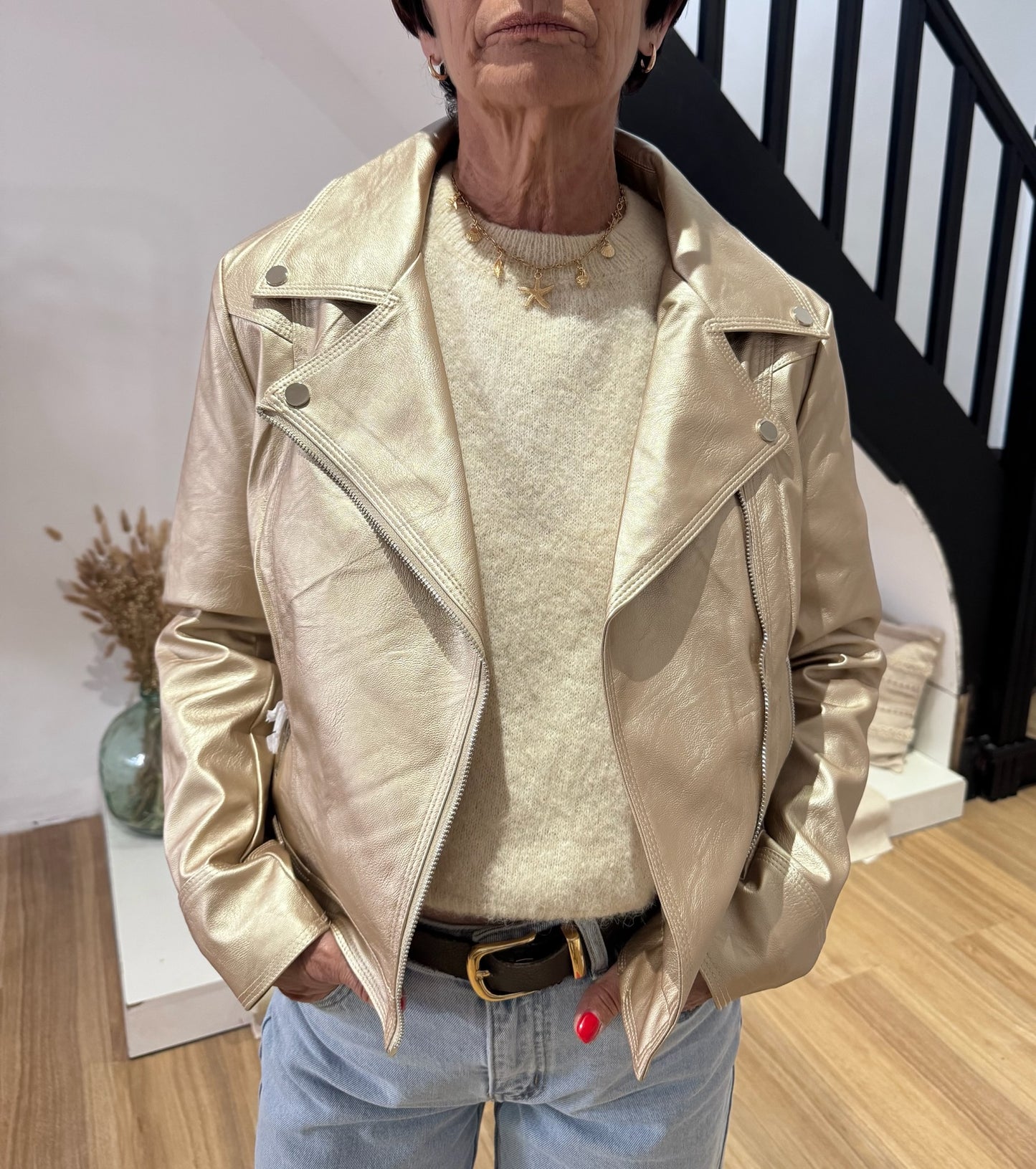 Manon - Veste doré